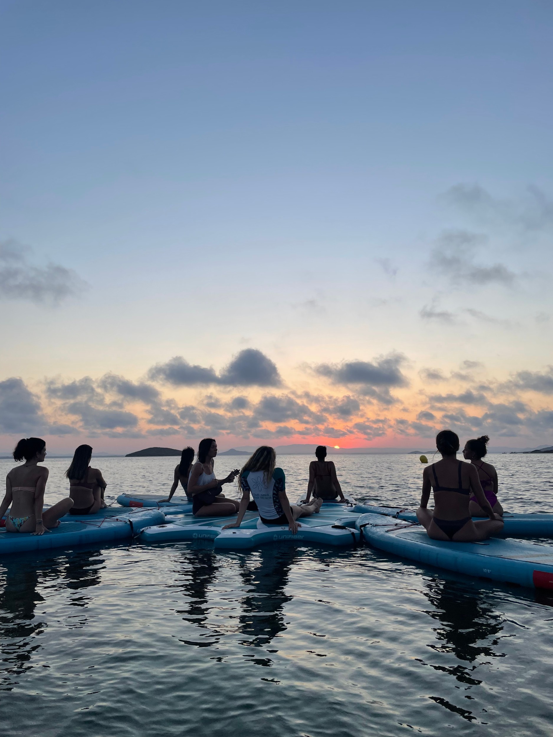 Mar Menor Yoga Atardecer grupo