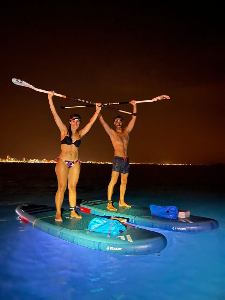 Paddel Surf Nocturno en Pareja