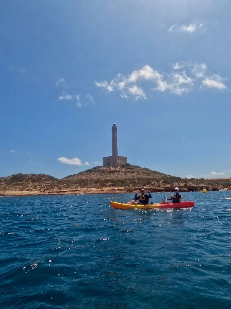 Kayak en pareja Cabo de Palos