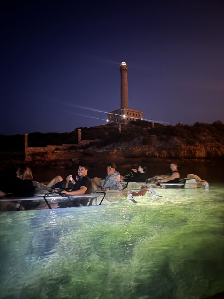 kayak en grupo cabo de palos
