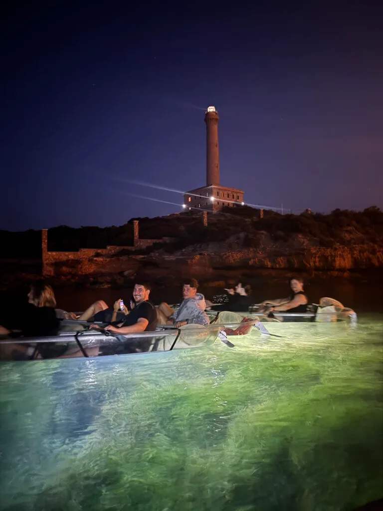 kayak en grupo cabo de palos