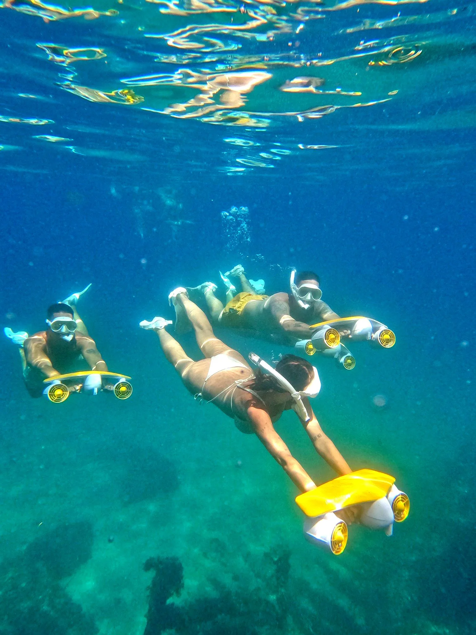 Snorkel a motor en la Reserva Marina de Cabo de Palos