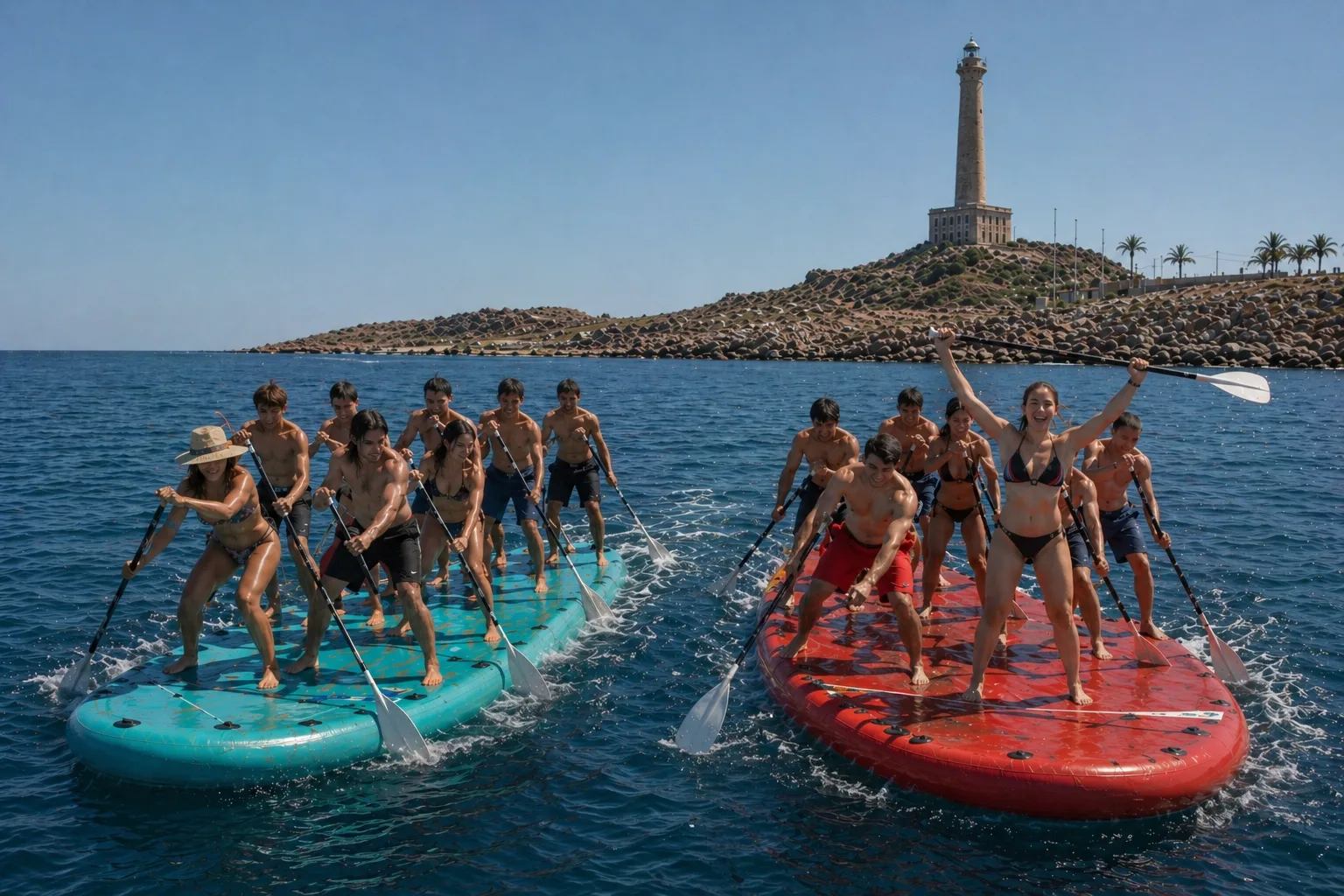 Alquiler paddle surf XL grupos Cabo de Palos