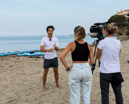 Equipo Cabo Xperiencia en el agua