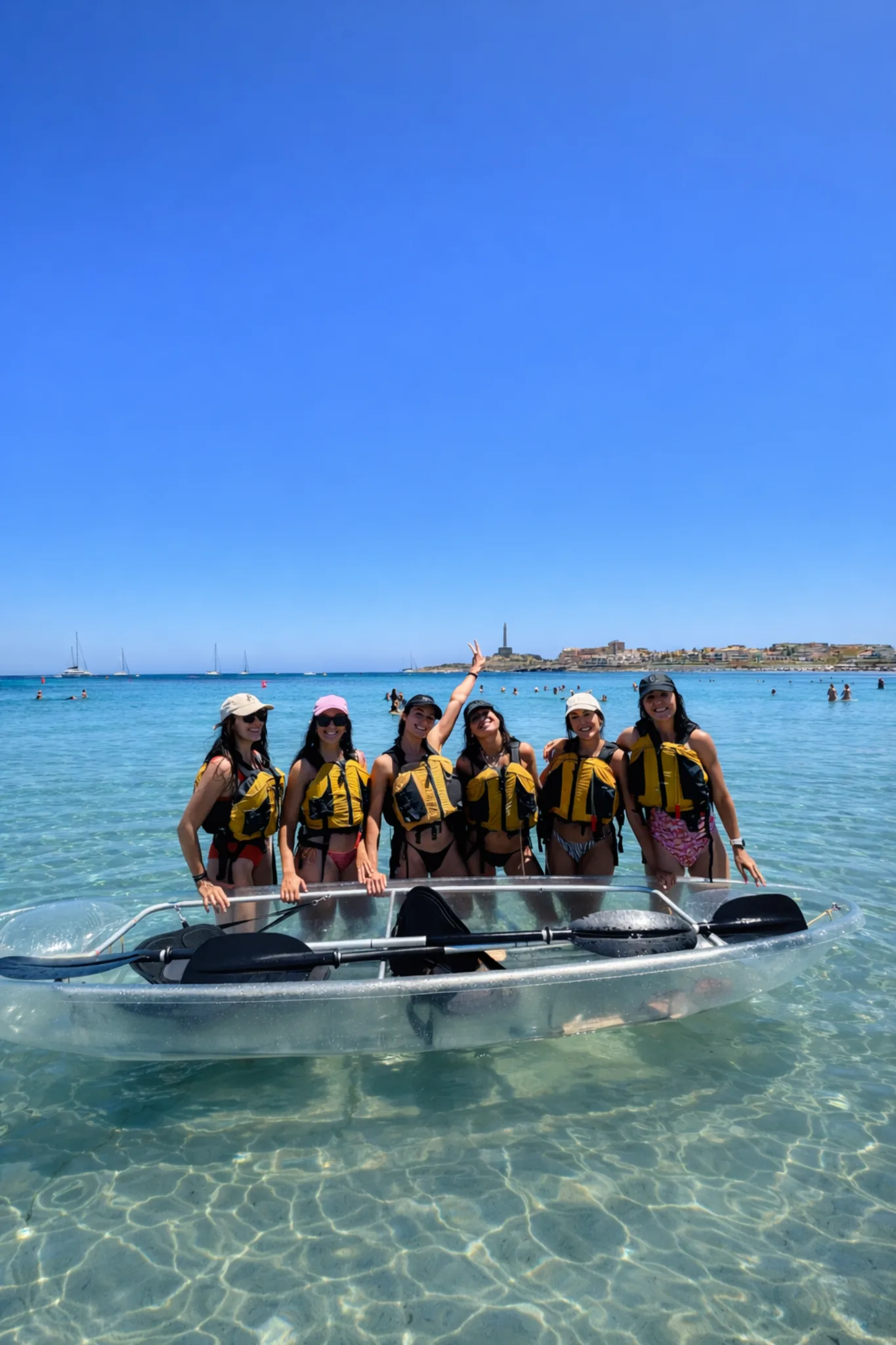 Kayak transparente Cabo de Palos