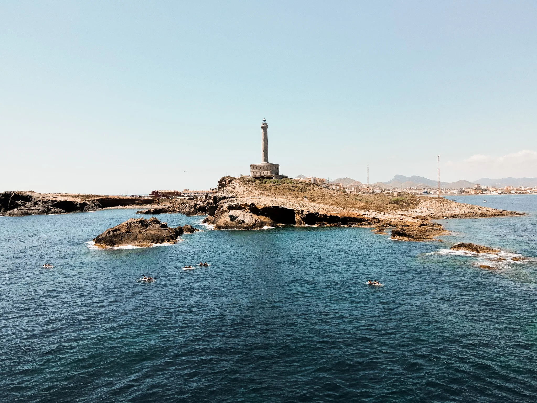 Faro Cabo de Palos kayak